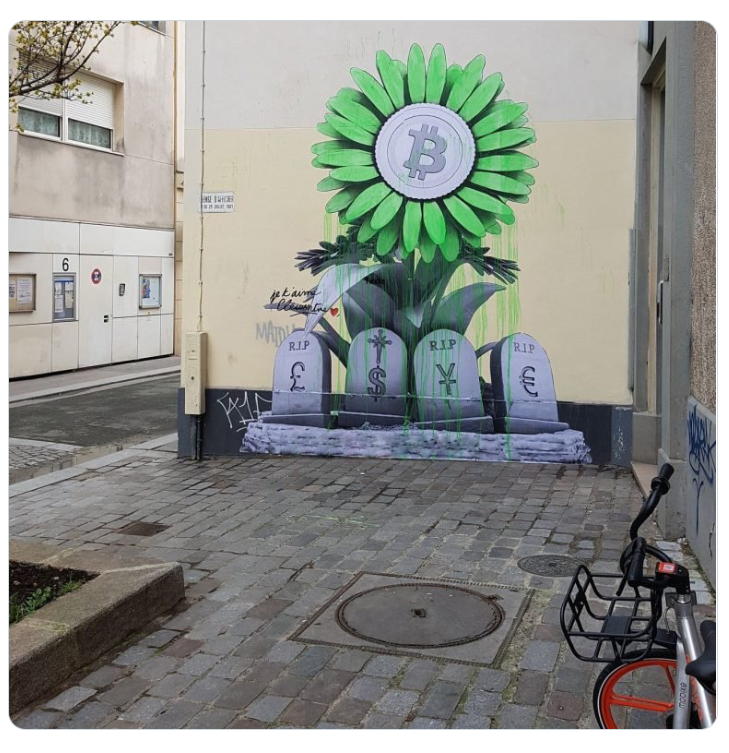 BTC graffiti